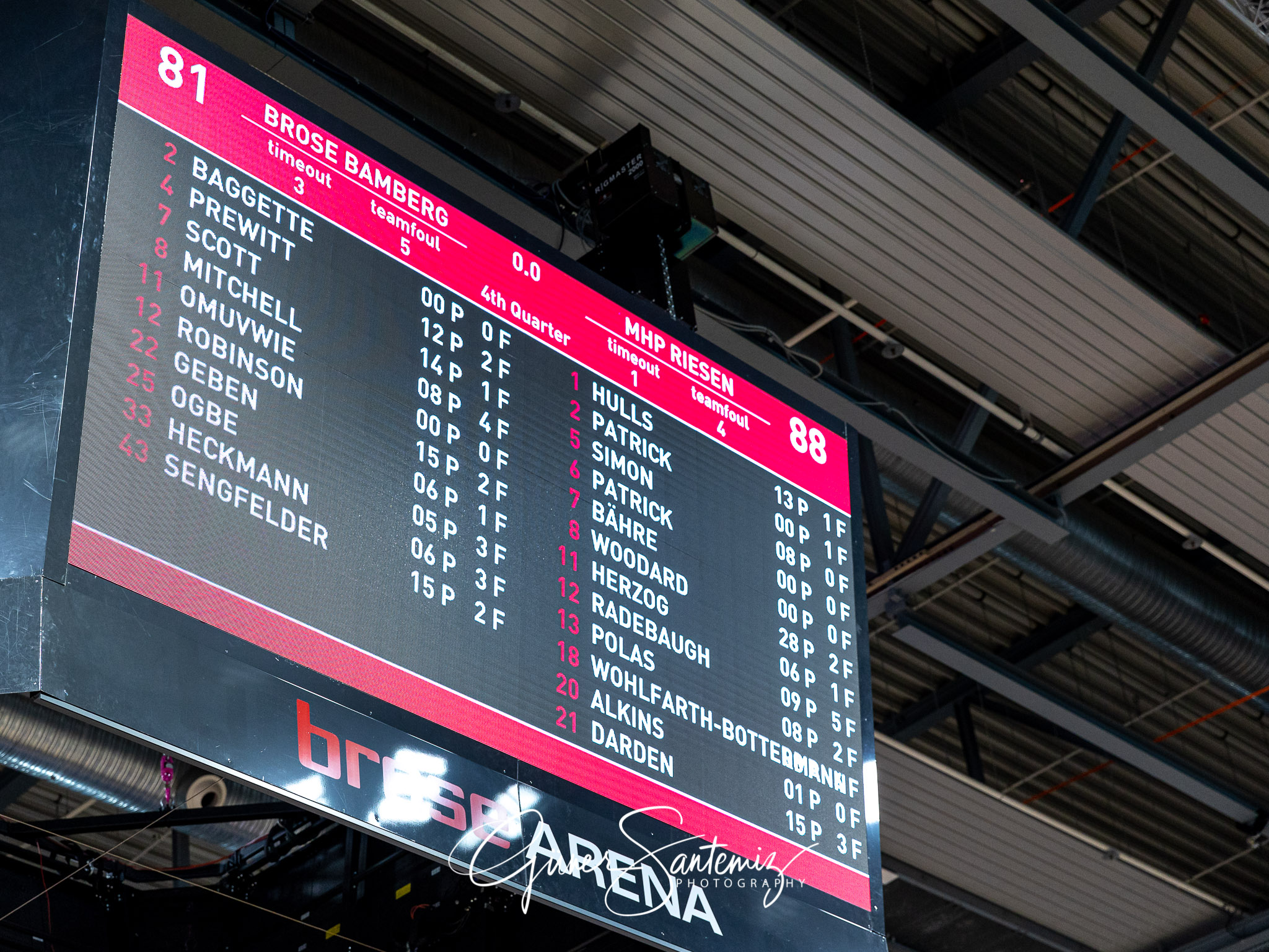 Brose Bamberg vs. MHP Riesen Ludwigsburg - Basketball - easyCred