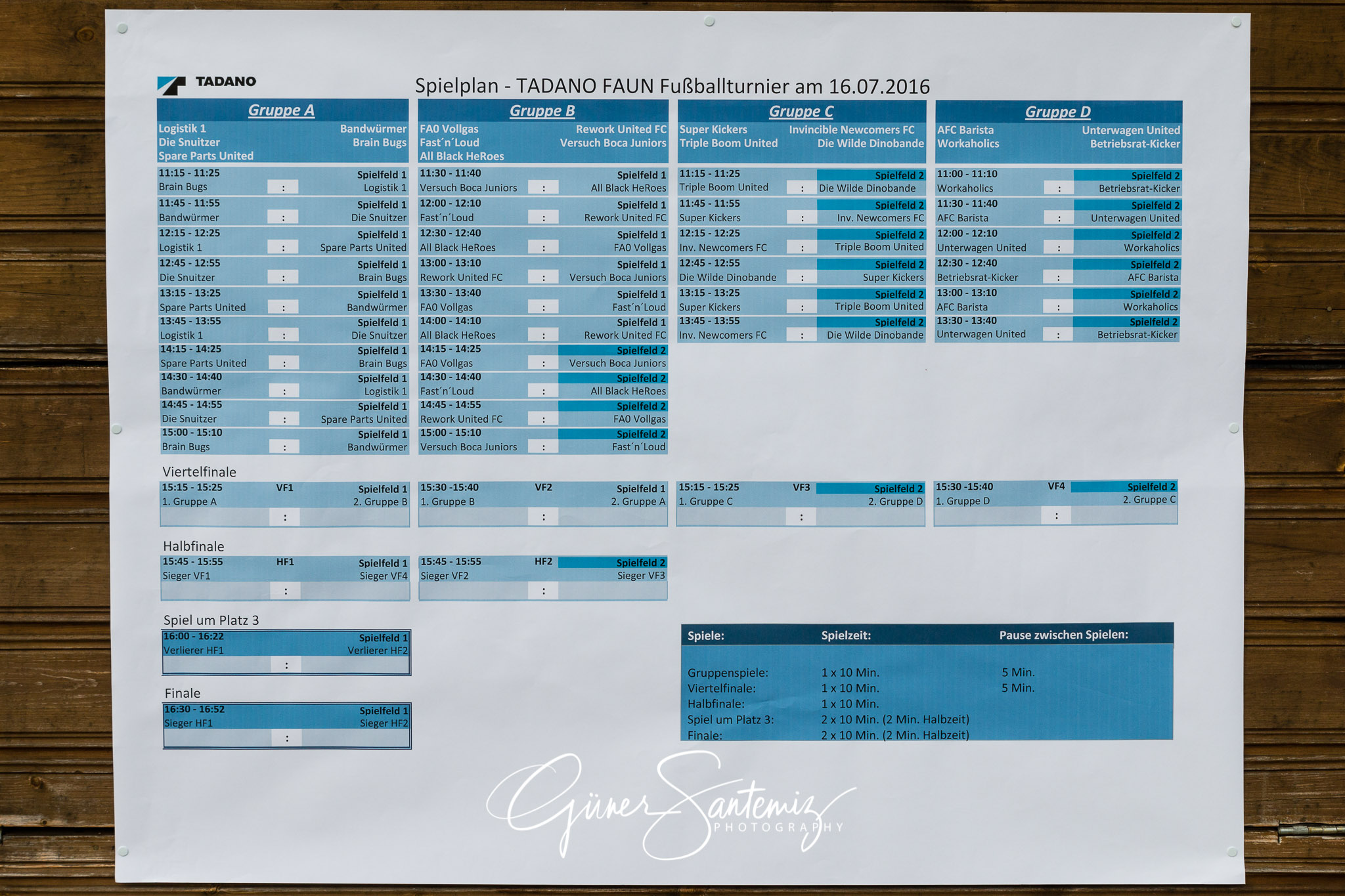 4. TADANO FAUN Fußballturnier