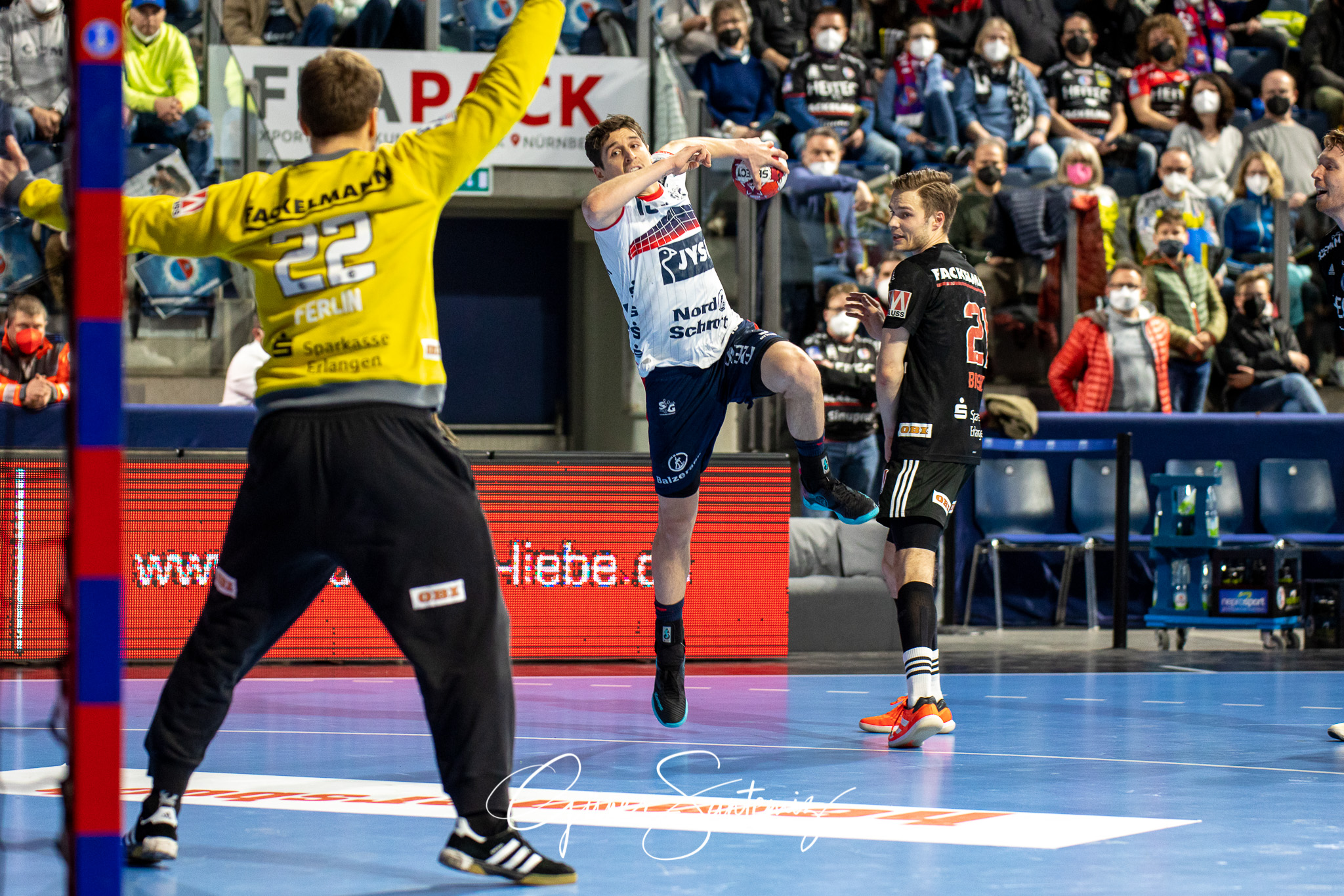HC Erlangen vs. SG Flensburg-Handewitt - Handball - Bundesliga -