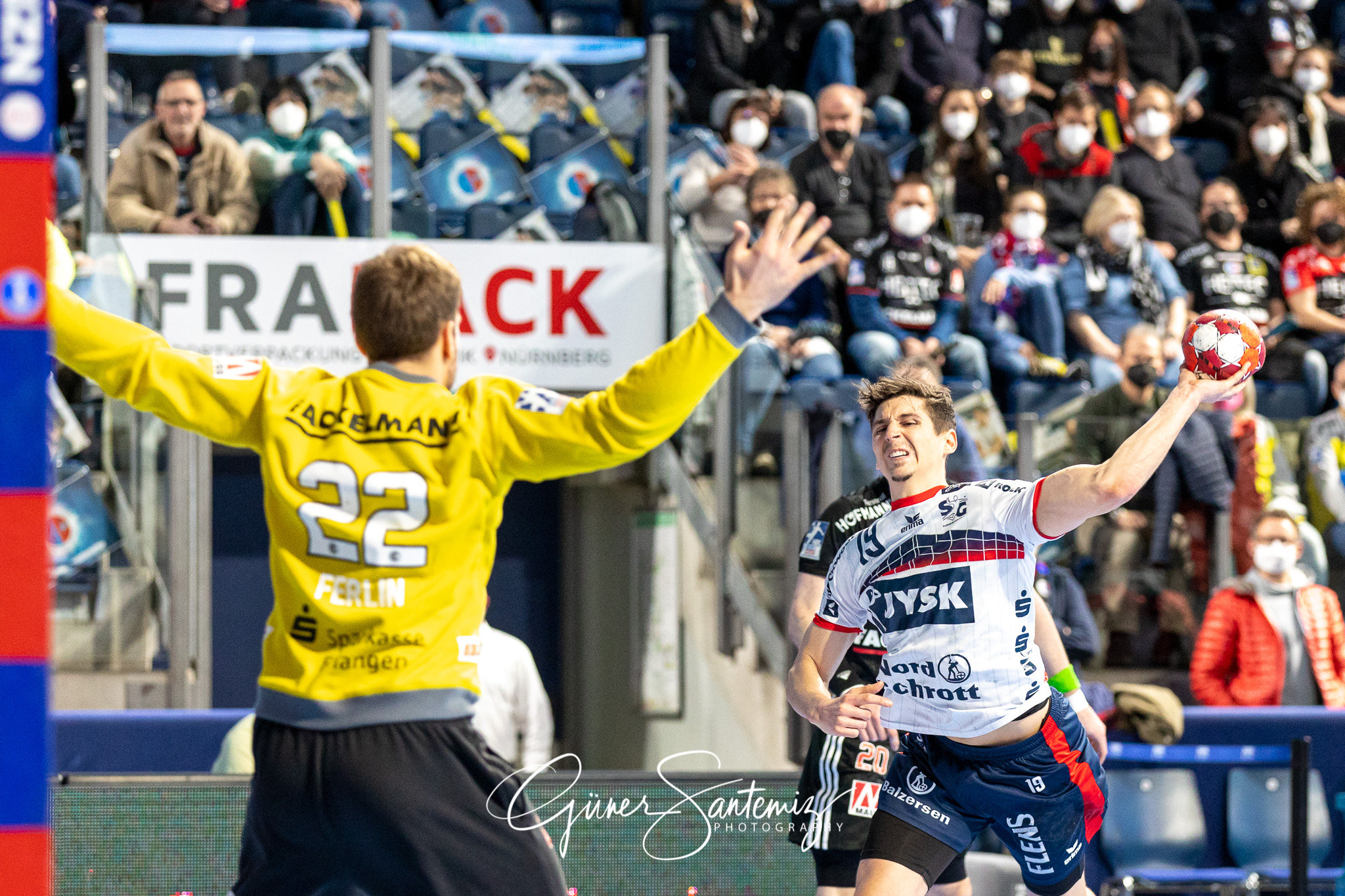 HC Erlangen vs. SG Flensburg-Handewitt - Handball - Bundesliga -