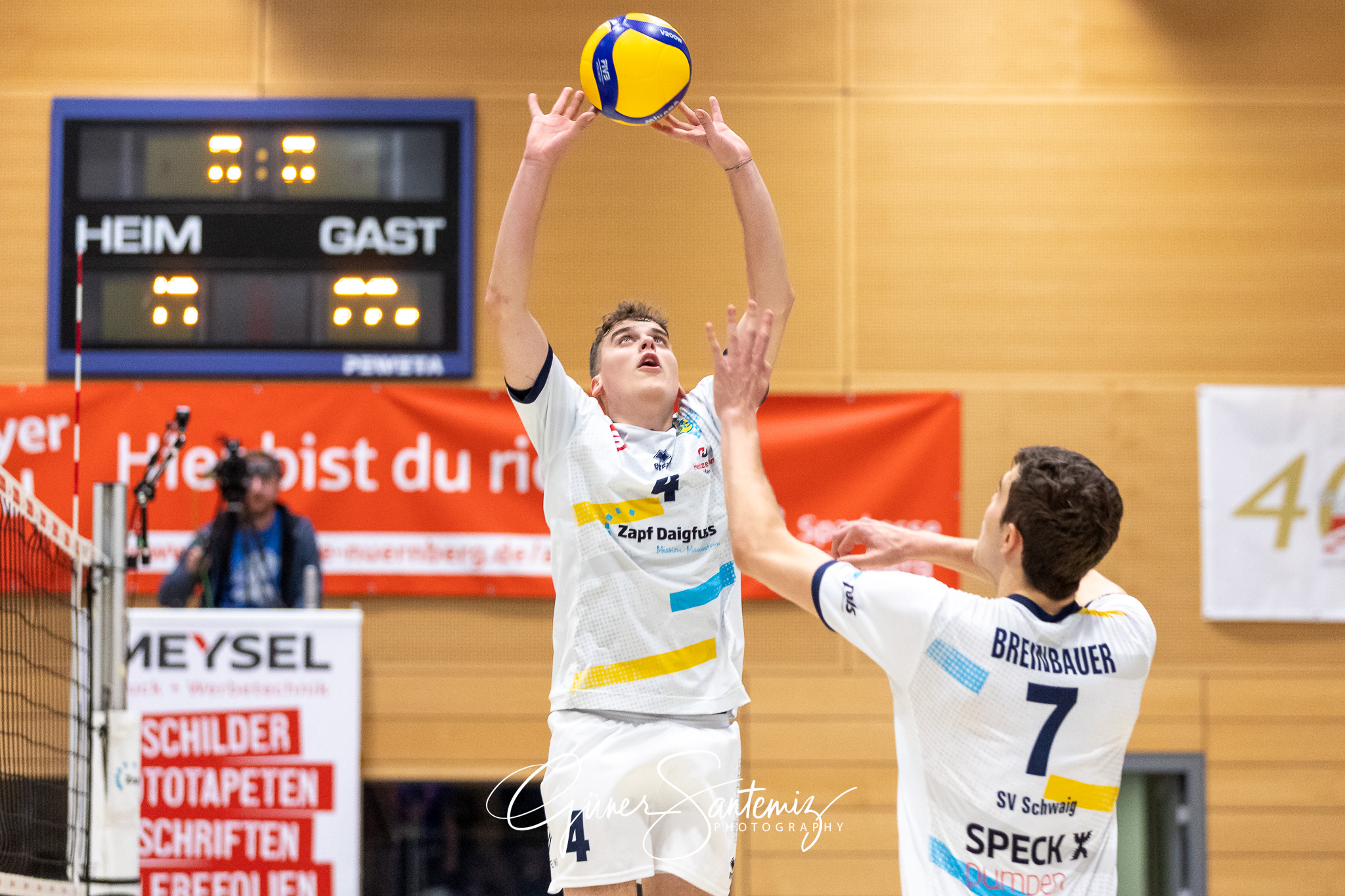 SV Schwaig - TSV Haching Muenchen - Volleyball - DVV-Pokal - Ach