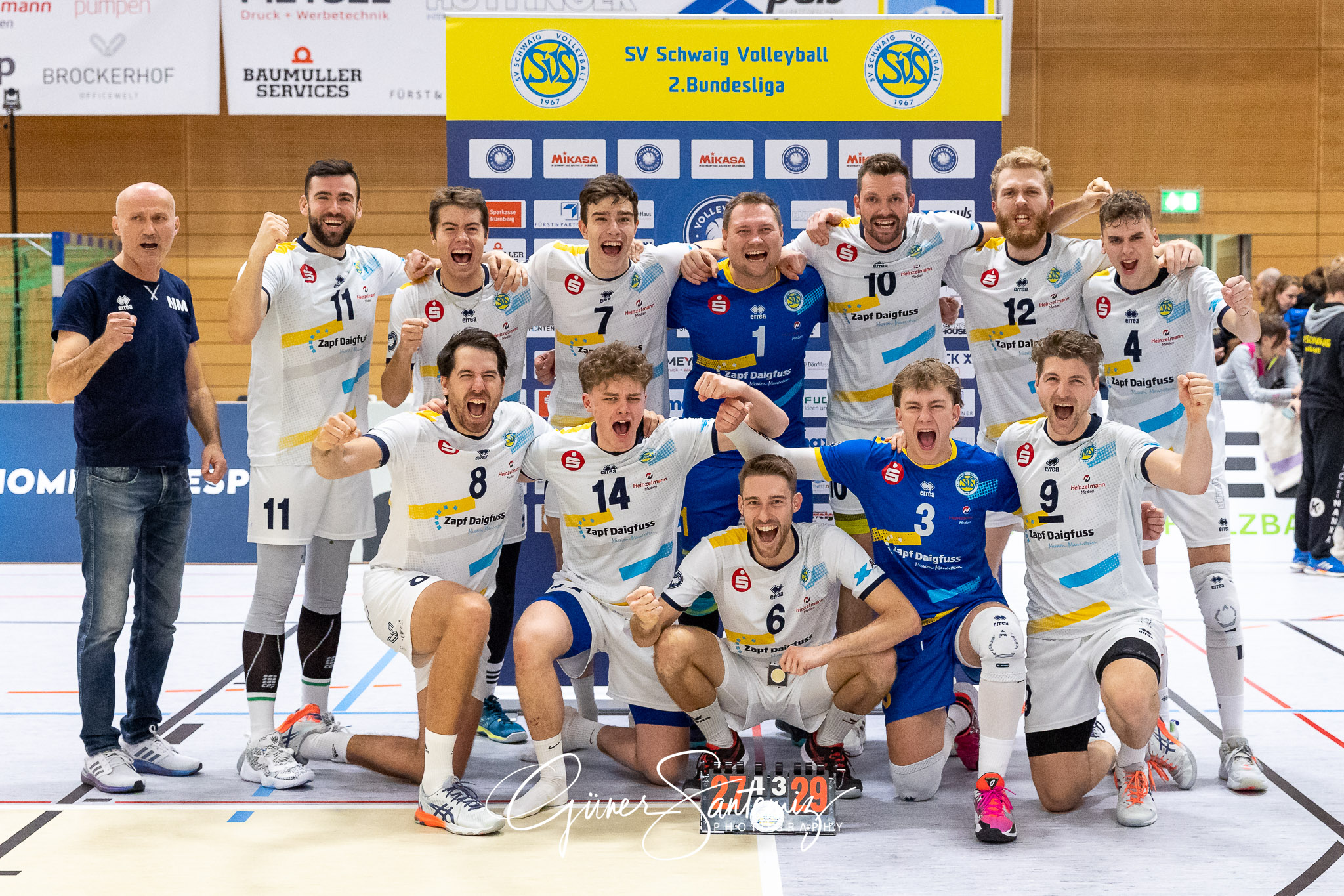 SV Schwaig - TSV Haching Muenchen - Volleyball - DVV-Pokal - Ach