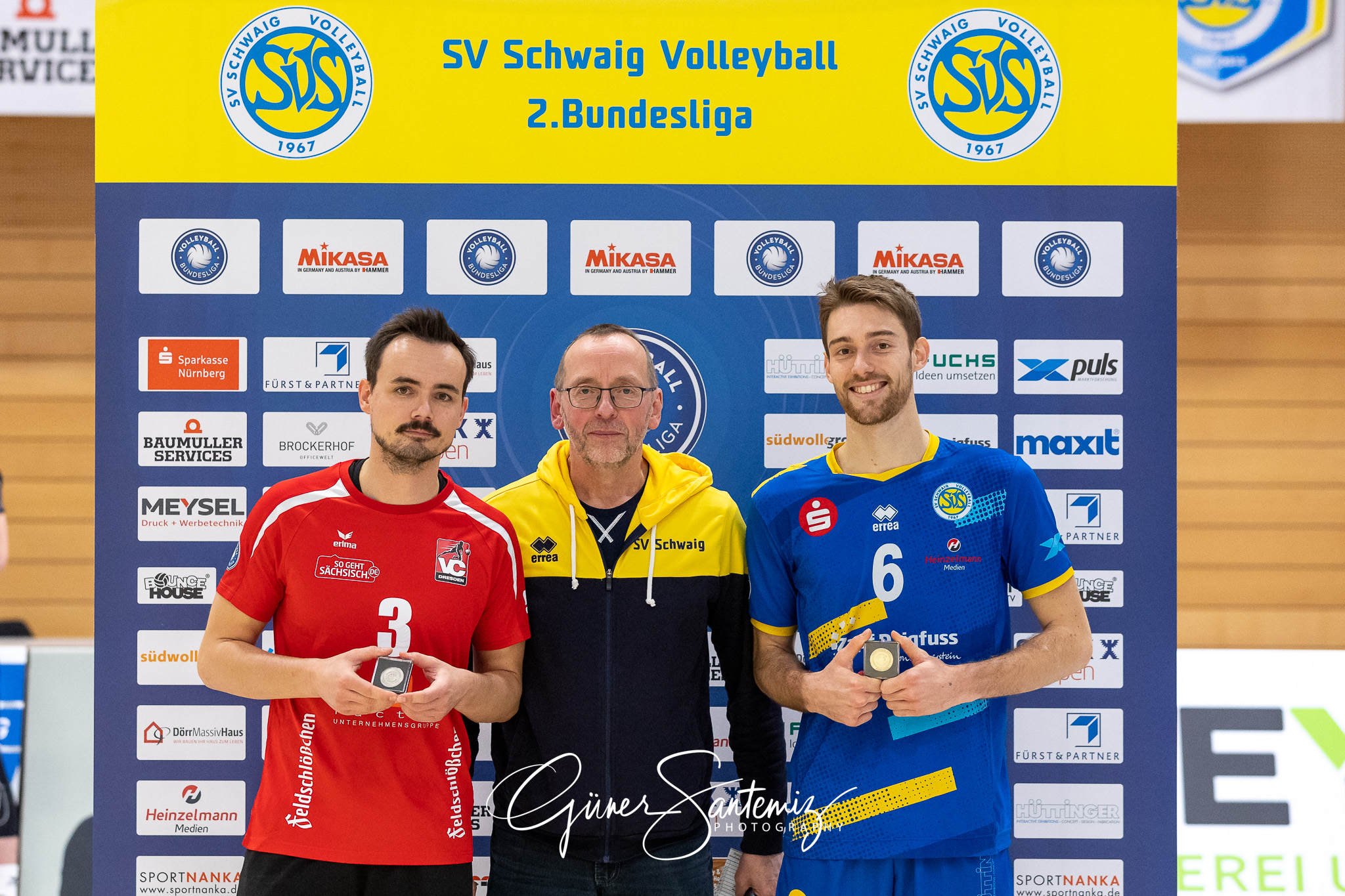 SV Schwaig vs. Dentalservice Gust VC Dresden - Volleyball - 2. B