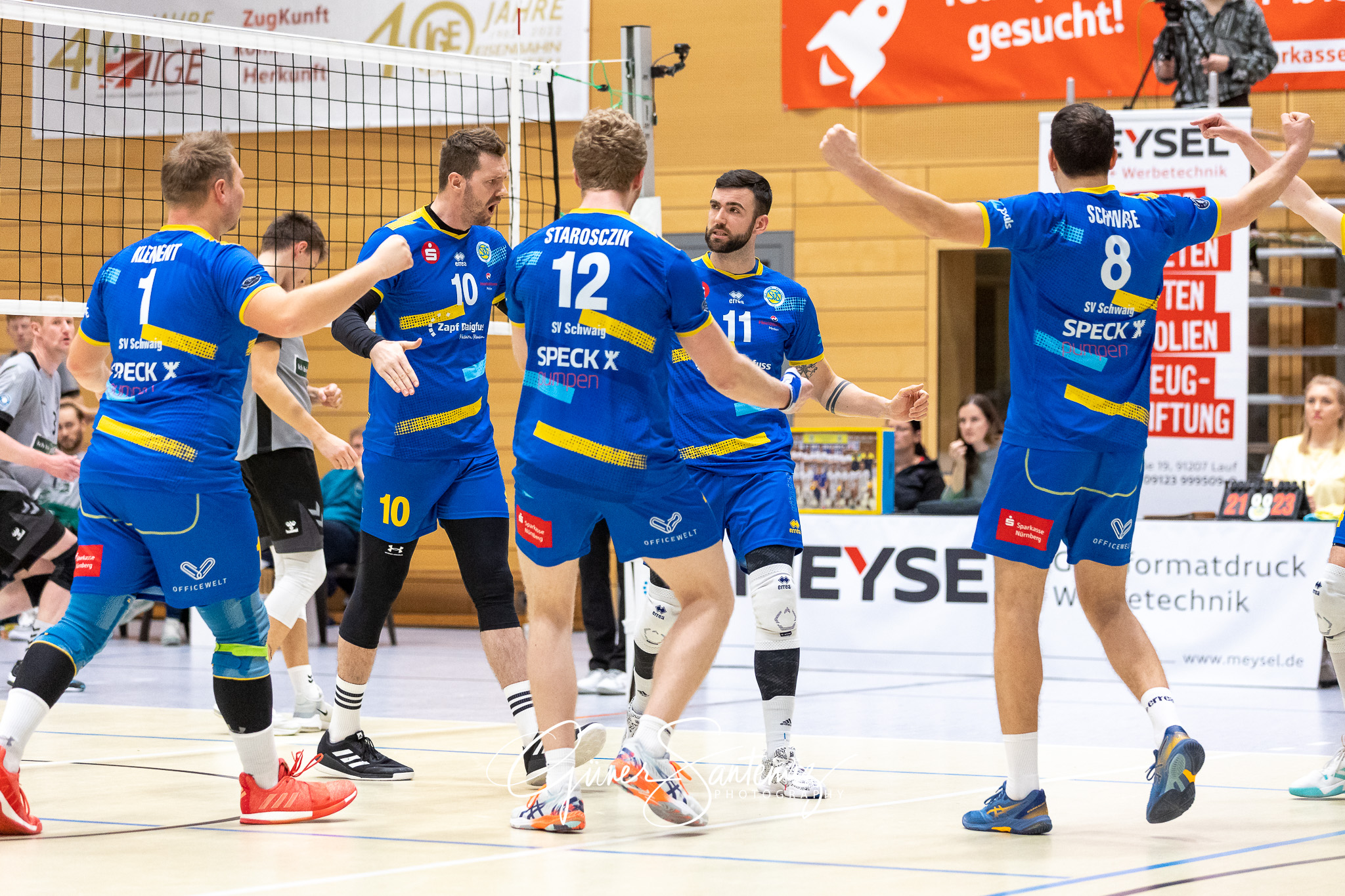 SV Schwaig vs. FT 1844 Freiburg - Volleyball - 2. Bundesliga Sue