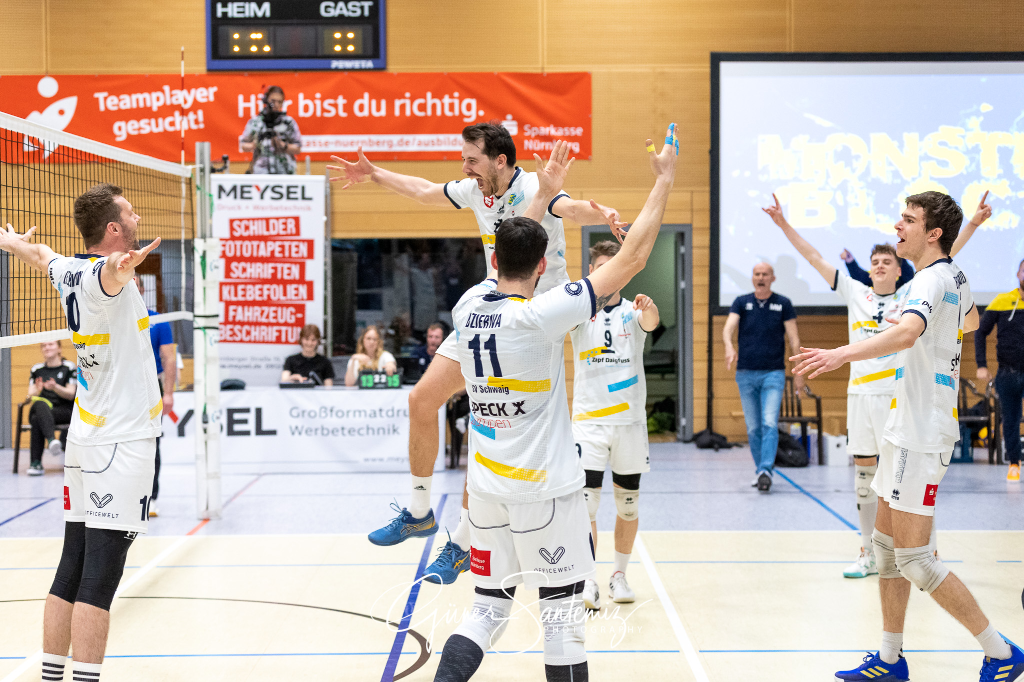SV Schwaig vs. GSVE Delitzsch - Volleyball - 2. Bundesliga Sued