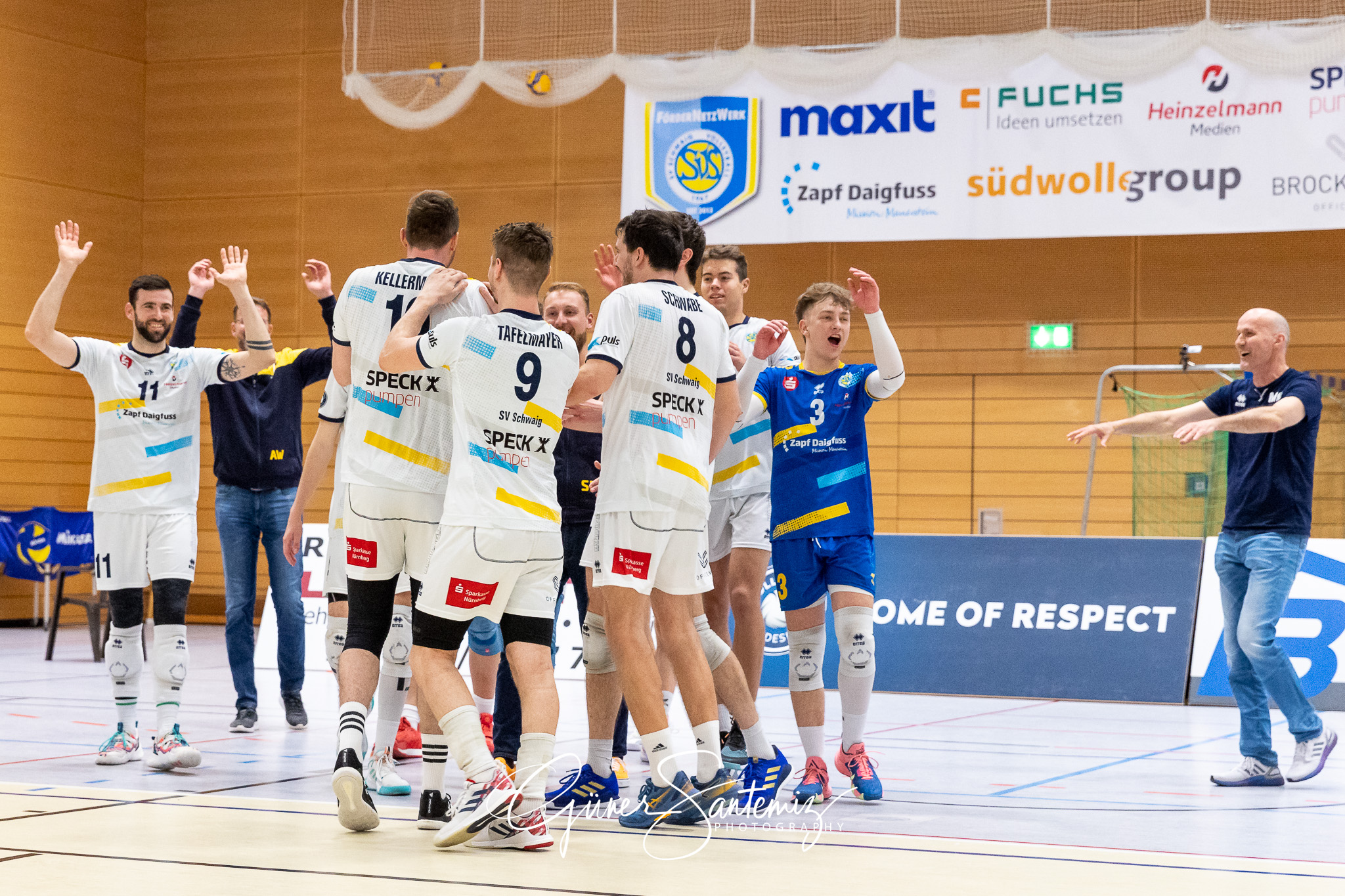 SV Schwaig vs. GSVE Delitzsch - Volleyball - 2. Bundesliga Sued